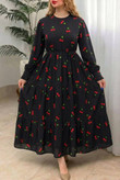 پیراهن زنانه گیلاسی