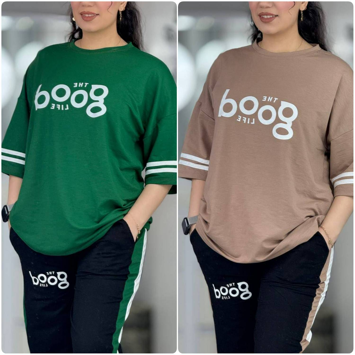 ست تیشرت شلوار زنانه good