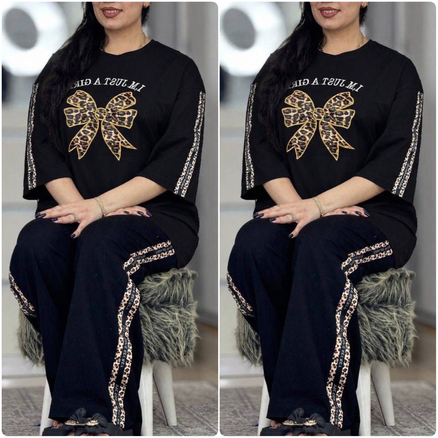 ست تیشرت شلوار زنانه شاین