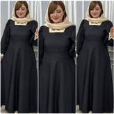پیراهن زنانه یقه گیپور شهرزاد