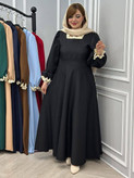 پیراهن زنانه یقه گیپور شهرزاد