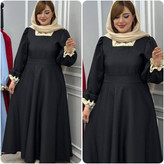 پیراهن زنانه یقه گیپور شهرزاد