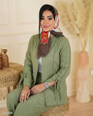کت شلوار زنانه نوار عدسی