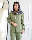 کت شلوار زنانه نوار عدسی