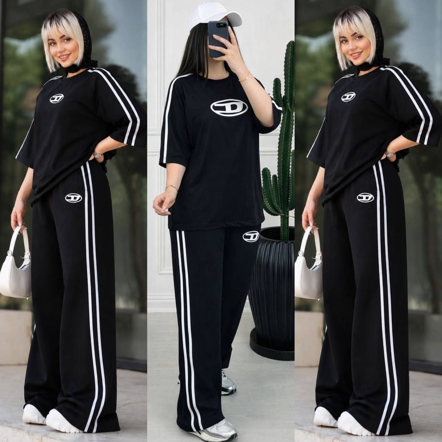 ست تیشرت شلوار زنانه مدل دیزل