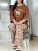 ست تیشرت شلوار زنانه گوچی پاپیون