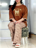 ست تیشرت شلوار زنانه گوچی پاپیون