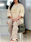ست تیشرت شلوار زنانه گوچی پاپیون
