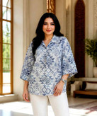 شومیز زنانه مدل باکسی بلور