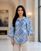 شومیز زنانه مدل باکسی بلور