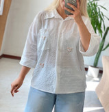 شومیز مانتویی زنانه مدل تدی