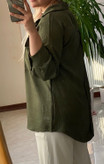 مانتو زنانه مدل پشت دکمه ای نوشین