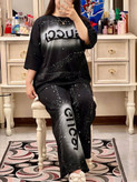 ست تیشرت شلوار زنانه مدل شالیا