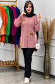 شومیز زنانه مدل استیکر خرس