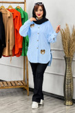 شومیز زنانه مدل استیکر خرس
