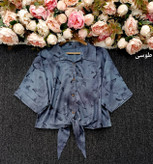 شومیز زنانه گره ای مدل پروانه