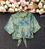 شومیز زنانه گره ای مدل پروانه