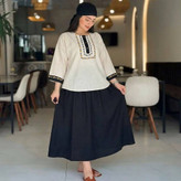 ست شومیز دامن زنانه مدل ژیوا