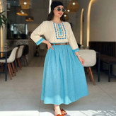 ست شومیز دامن زنانه مدل ژیوا