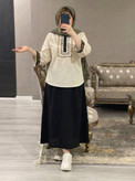 ست شومیز دامن زنانه مدل ژیوا