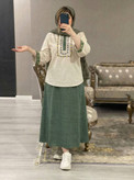 ست شومیز دامن زنانه مدل ژیوا