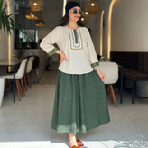 ست شومیز دامن زنانه مدل ژیوا