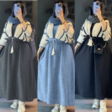 ست کراپ و سارافون زنانه مدل نرگس
