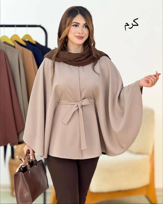 مانتو شنلی زنانه مدل زیبا