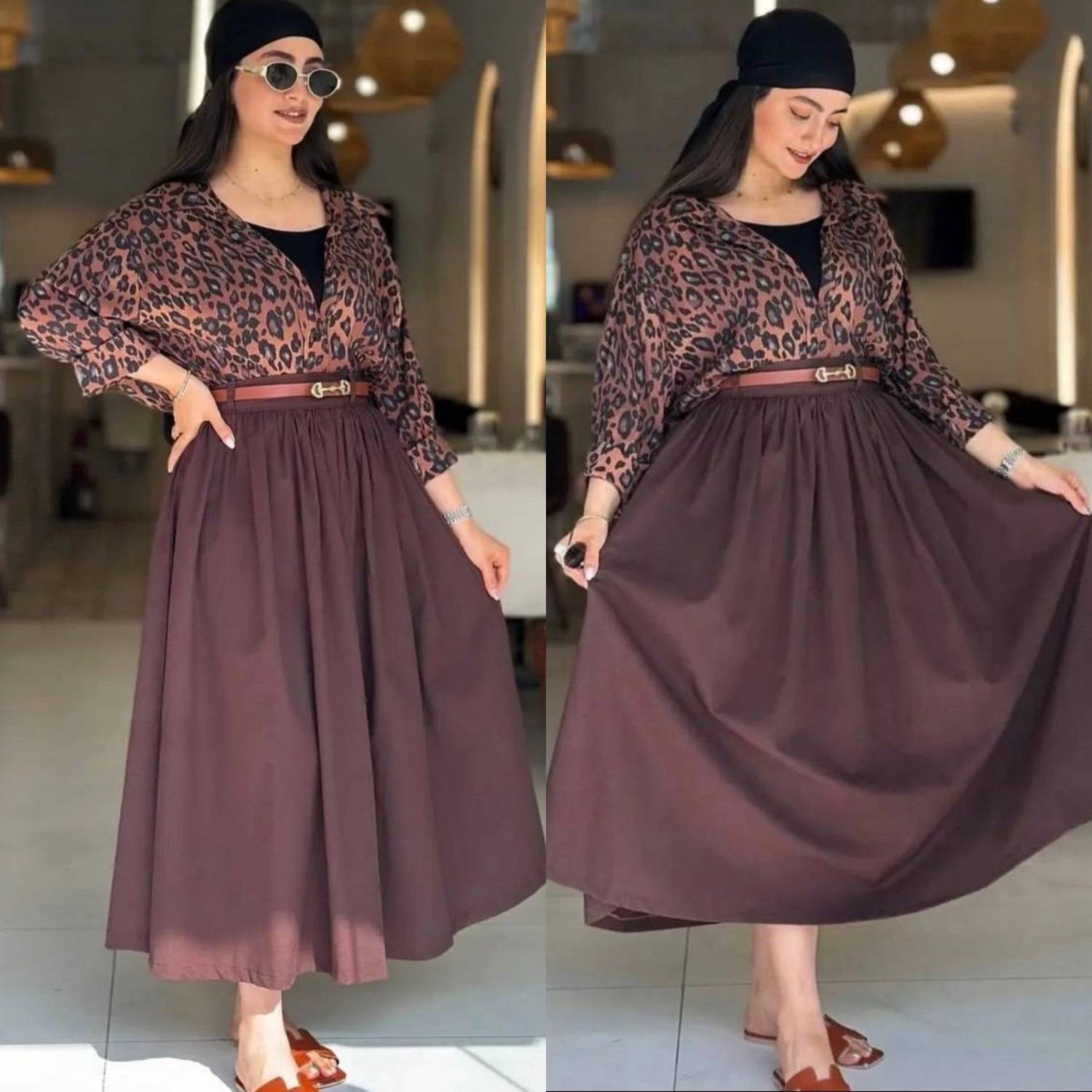 ست شومیز دامن زنانه مدل جگوار