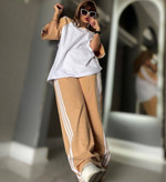 ست تیشرت شلوار زنانه مدل آدیداس سه خط