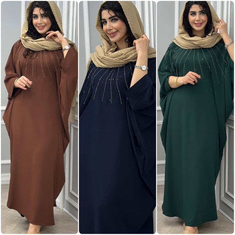 عبای زنانه مدل نگینی آبشاری
