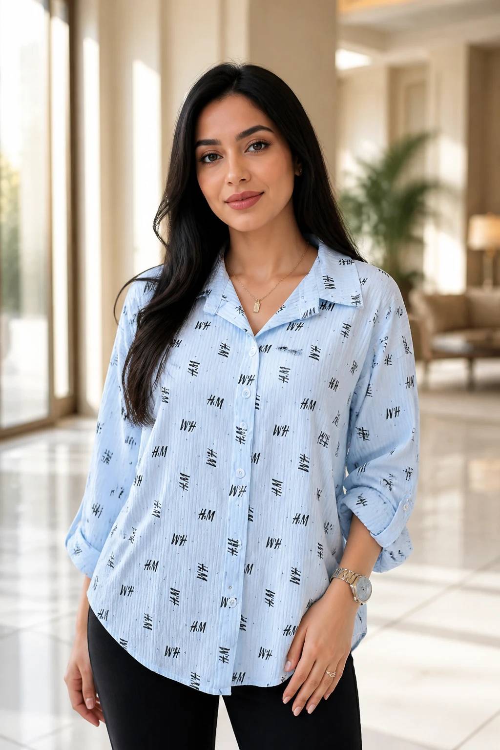 شومیز مانتویی زنانه مدل H.M