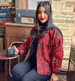 کت زنانه مدل گلیمی