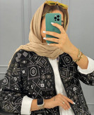کت زنانه مدل گلیمی