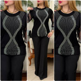 شومیز مجلسی زنانه مدل ساعت شنی