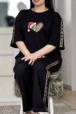ست تیشرت شلوار زنانه مدل نوئل