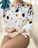 ست شومیز شلوار زنانه مدل شکوفه