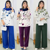ست شومیز شلوار زنانه مدل شکوفه