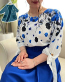 ست شومیز شلوار زنانه مدل شکوفه