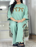ست تیشرت شلوار زنانه مدل ویکتوریا