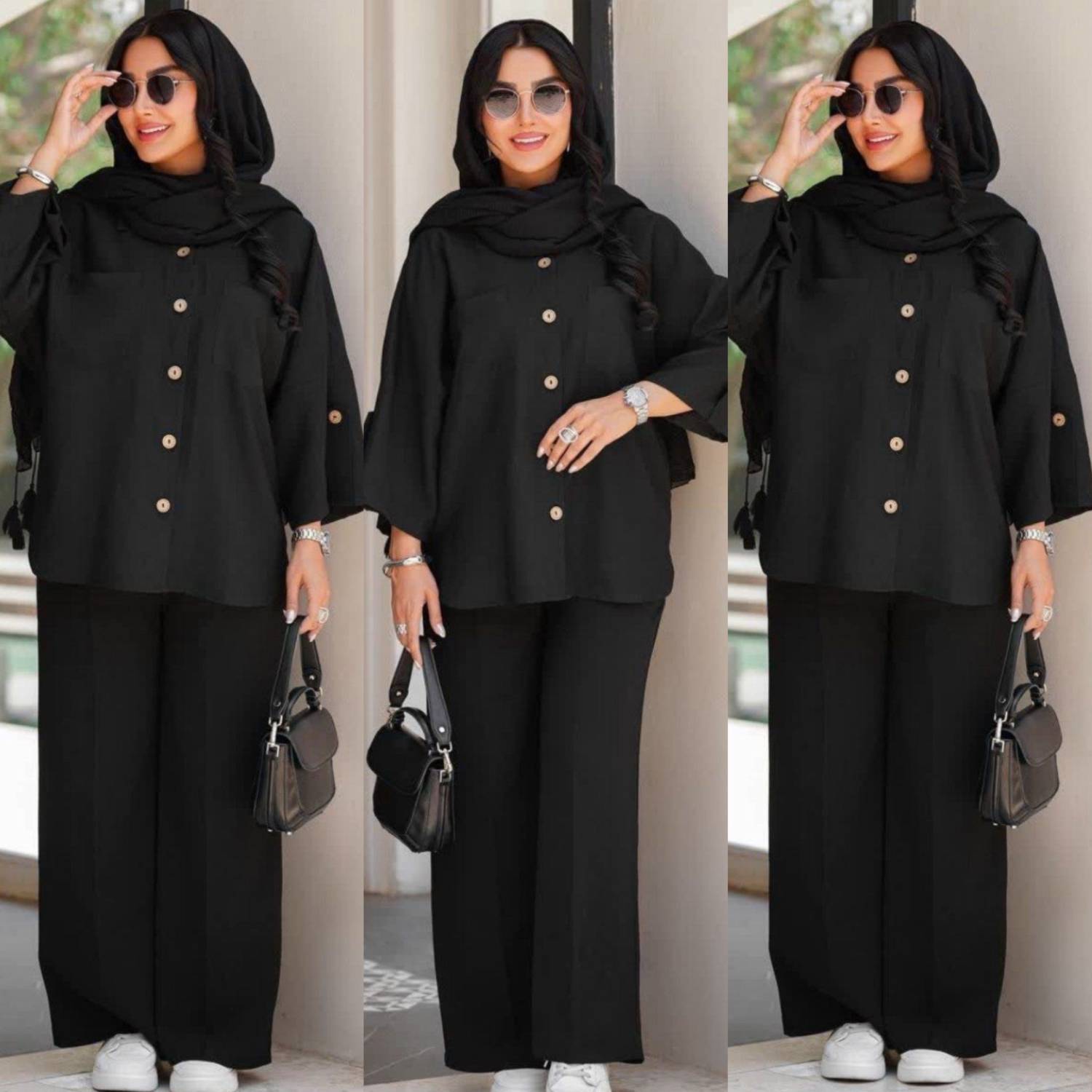 مانتو شلوار زنانه ست محرمی