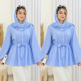 شومیز مانتویی زنانه مدل شیپوری