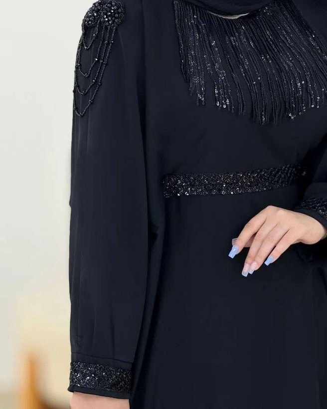 عبا زنانه مدل سردوش دار مه لقا