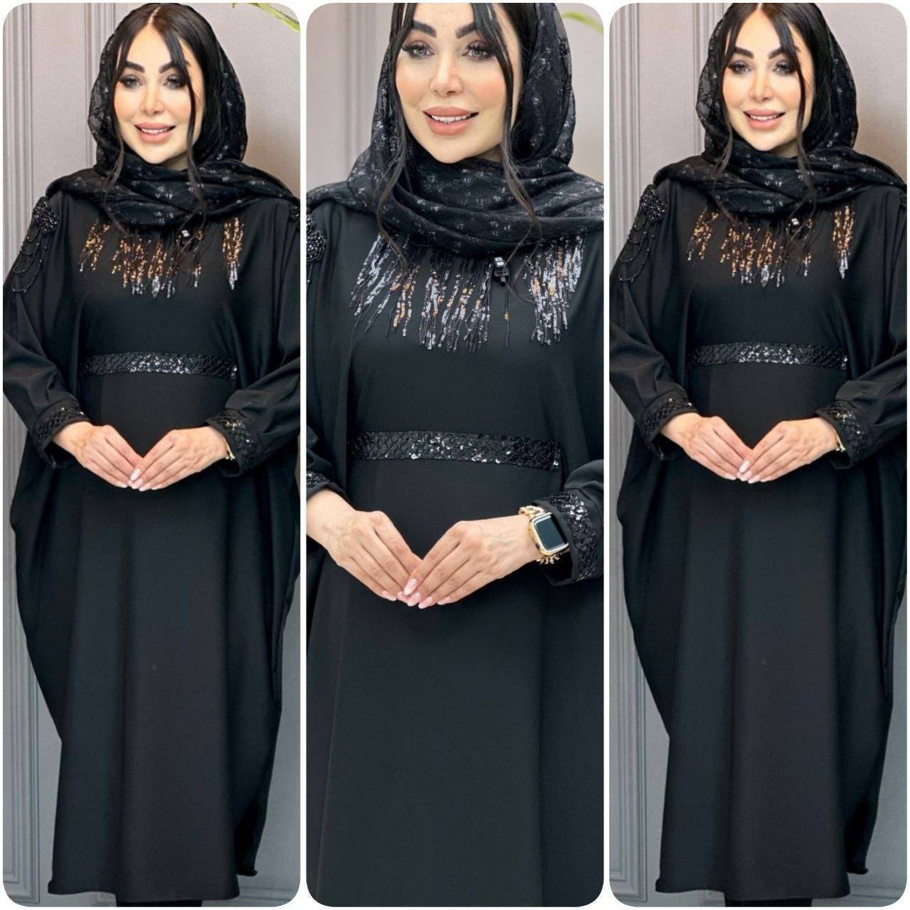 عبا زنانه مدل سردوش دار مه لقا