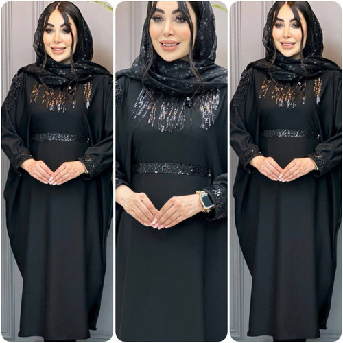 عبا زنانه مدل سردوش دار مه لقا