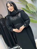 عبا زنانه مدل سردوش دار مه لقا
