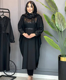 عبا زنانه مدل سردوش دار مه لقا