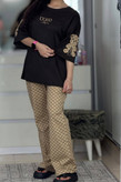 ست تیشرت شلوار زنانه مدل فندوق