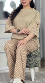 ست تیشرت شلوار زنانه مدل فندوق