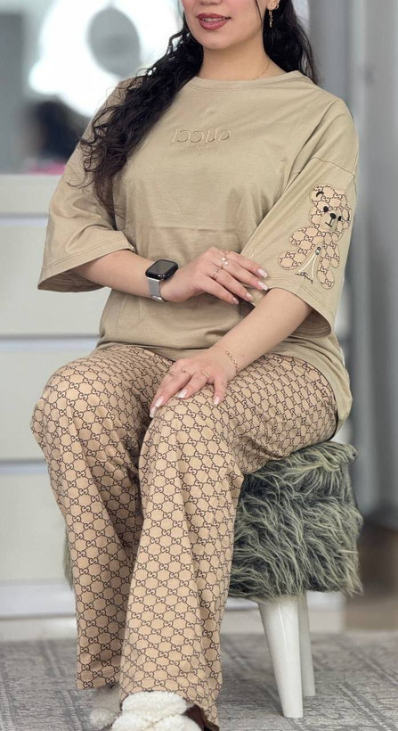 ست تیشرت شلوار زنانه مدل فندوق